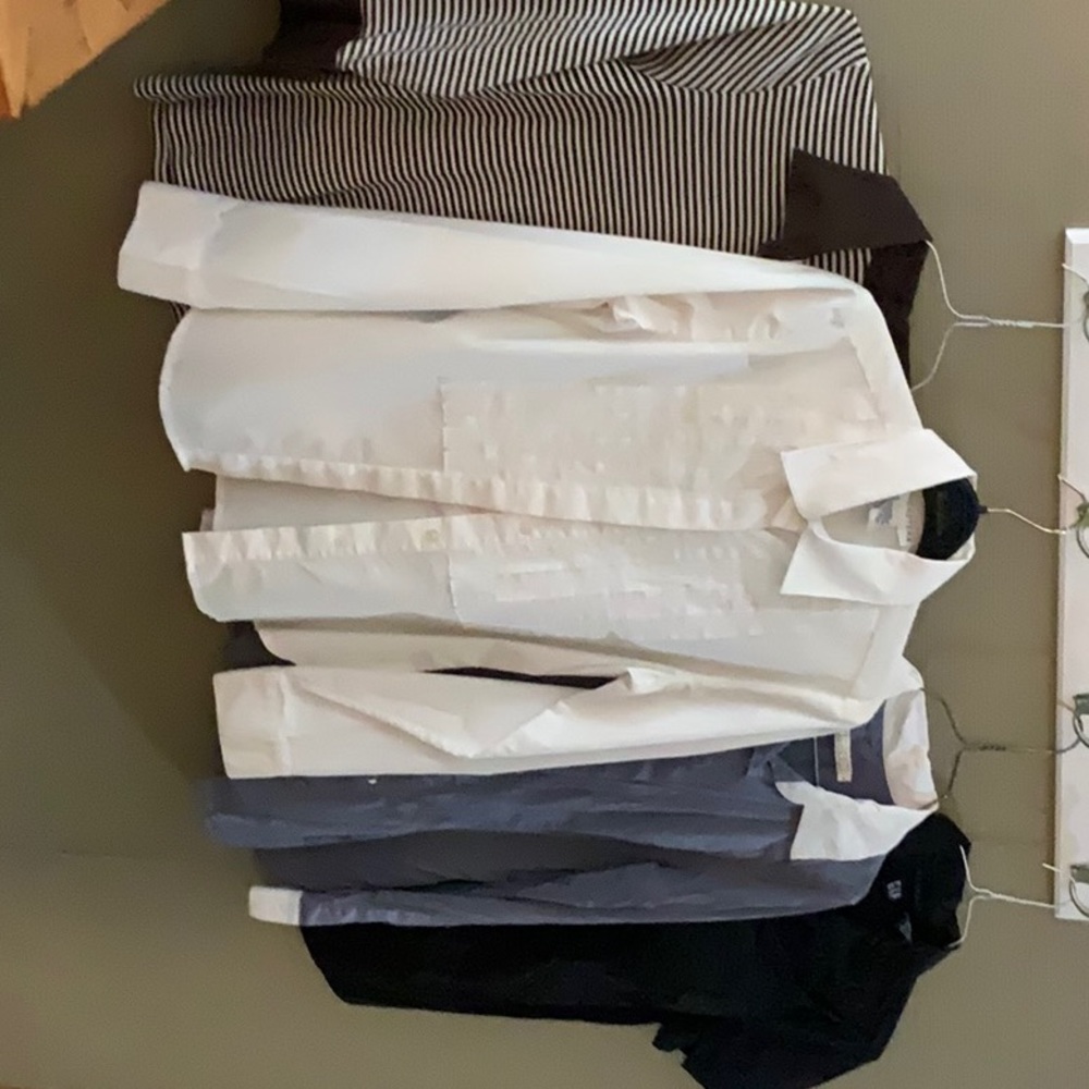 Lot of 4 spring tops-brooks bros-name brands-multi